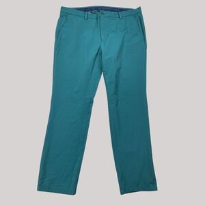 Vineyard Vines Performance Golf Pant Mens 40x31 Teal 4-Way Stretch Wicking